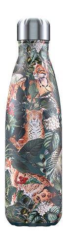 Chilly's Bottle 500ml Tropical Leopard 3D